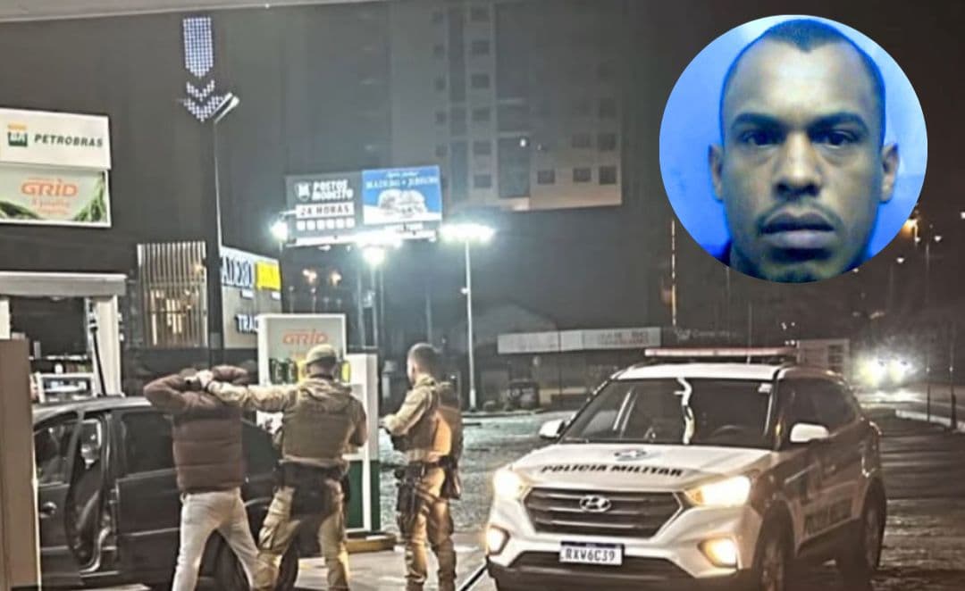 Foragido por matar quatro pessoas, criminoso de facção do RS é preso em Itapema