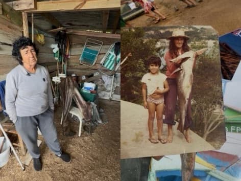 “Pra ser pescador tem que gostar”: aos 75 anos, ela é a mais antiga pescadora de SC em Governador Celso Ramos