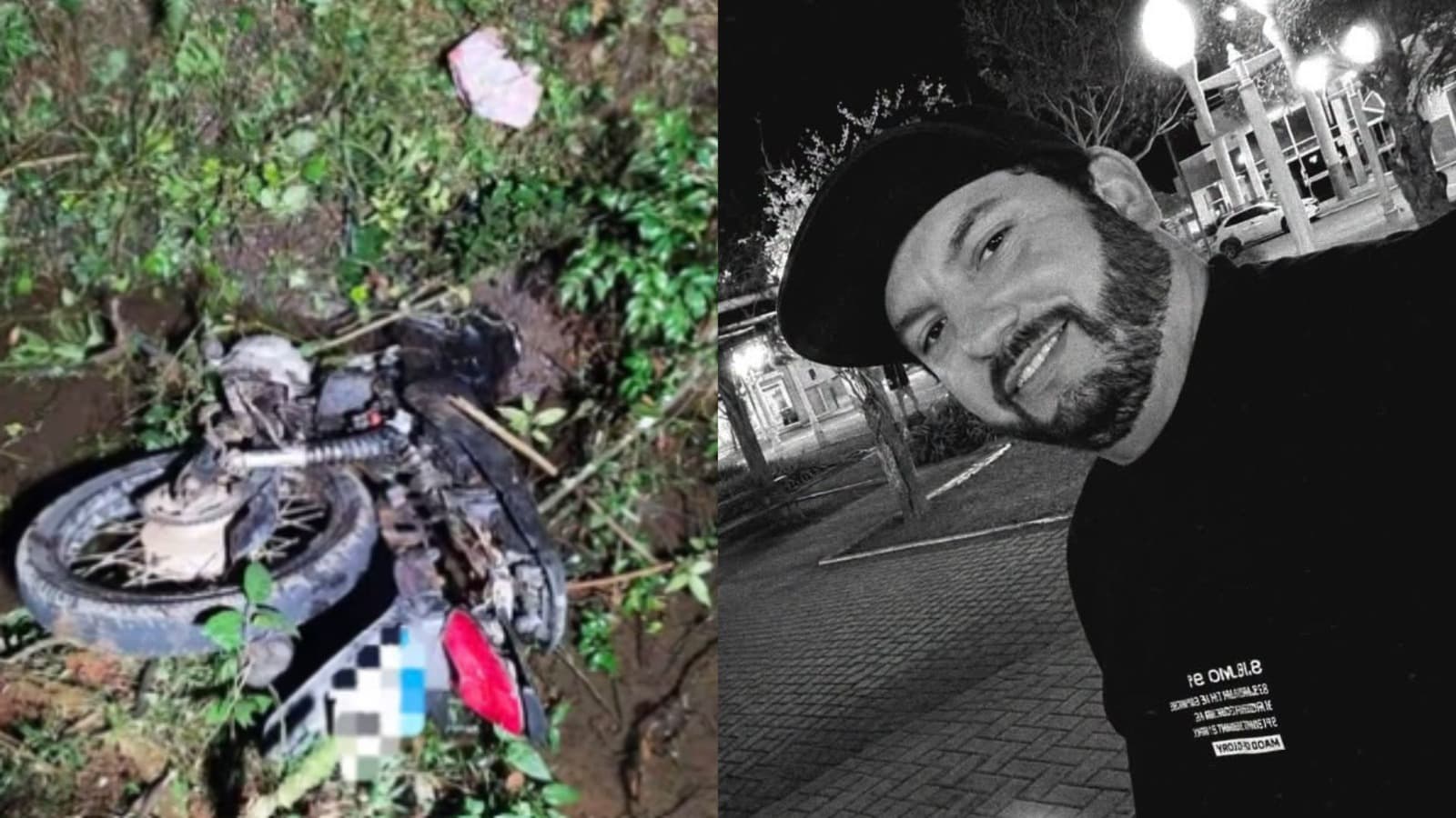 Acidente na BR-470 mata motociclista de 36 anos em Campos Novos; vítima deixa esposa e dois filhos
