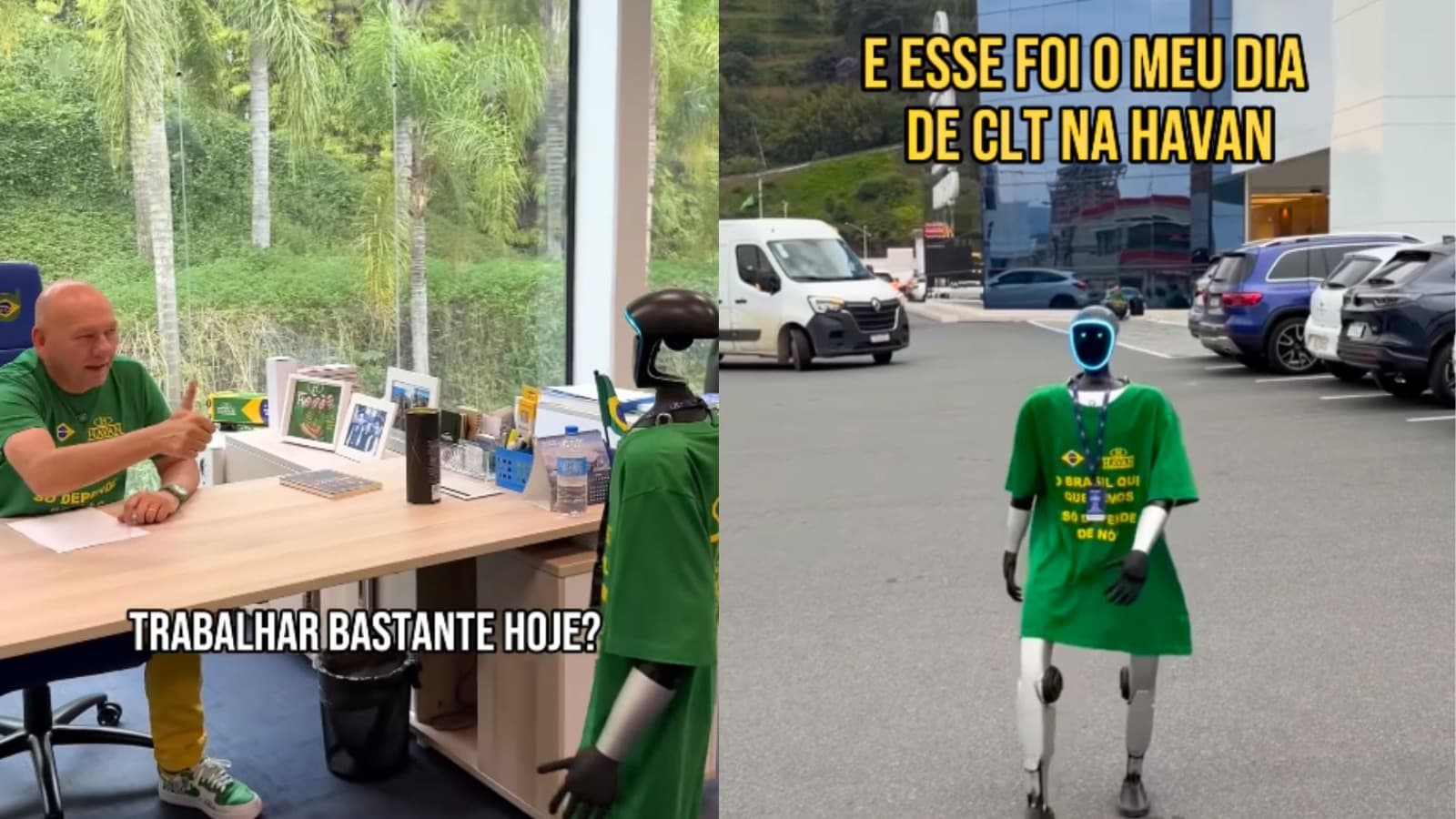 “7×0”: robô vira funcionário da Havan e encara primeiro dia de trabalho em SC