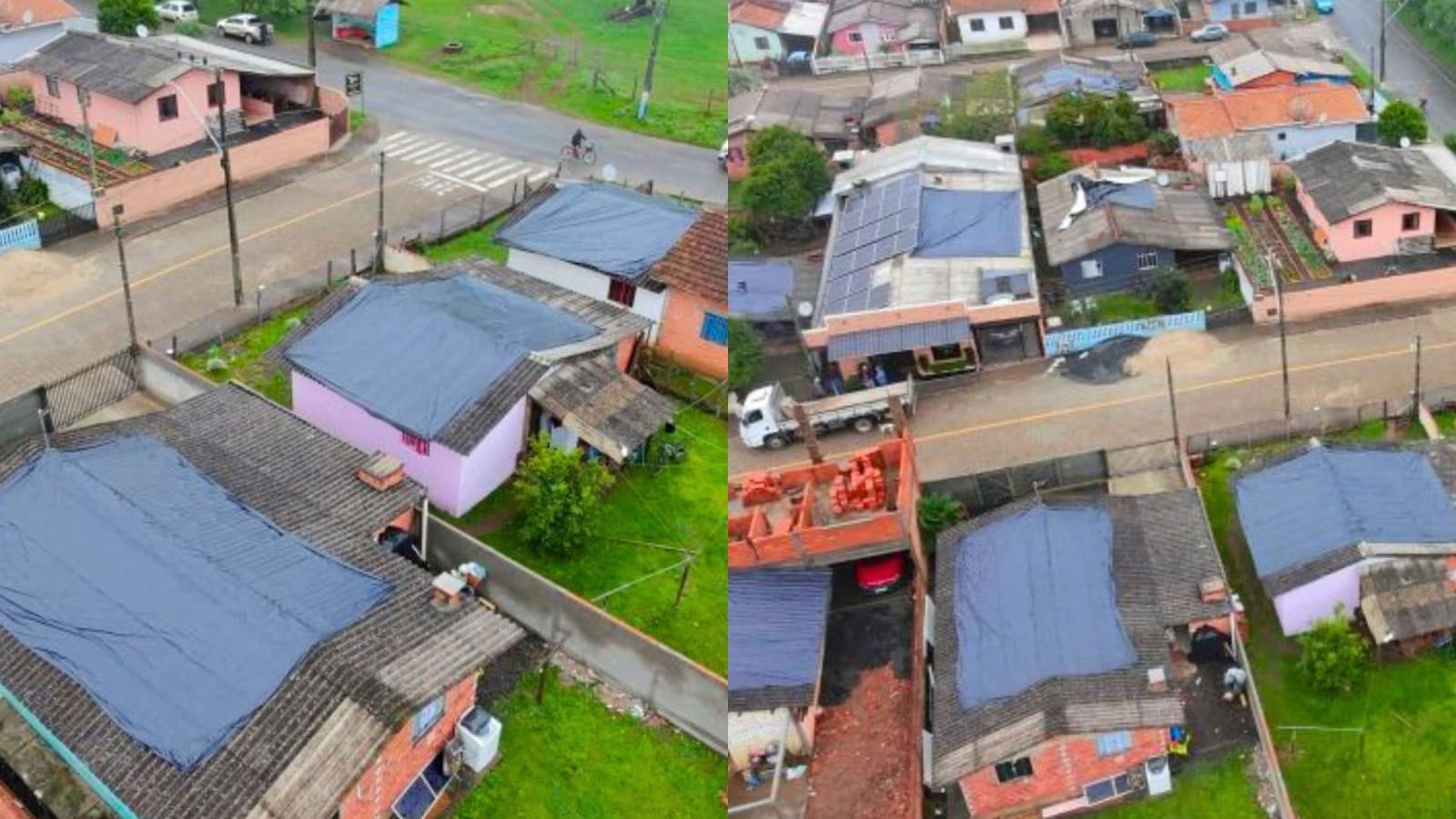 Com 42 telhados destruídos, cidade de SC concentra maior volume de prejuízos após granizo