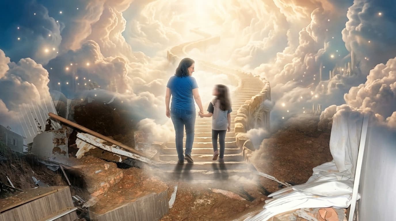 “No céu com a mamãe”: após deslizamento, menina de 10 anos morre em UTI na Grande Florianópolis