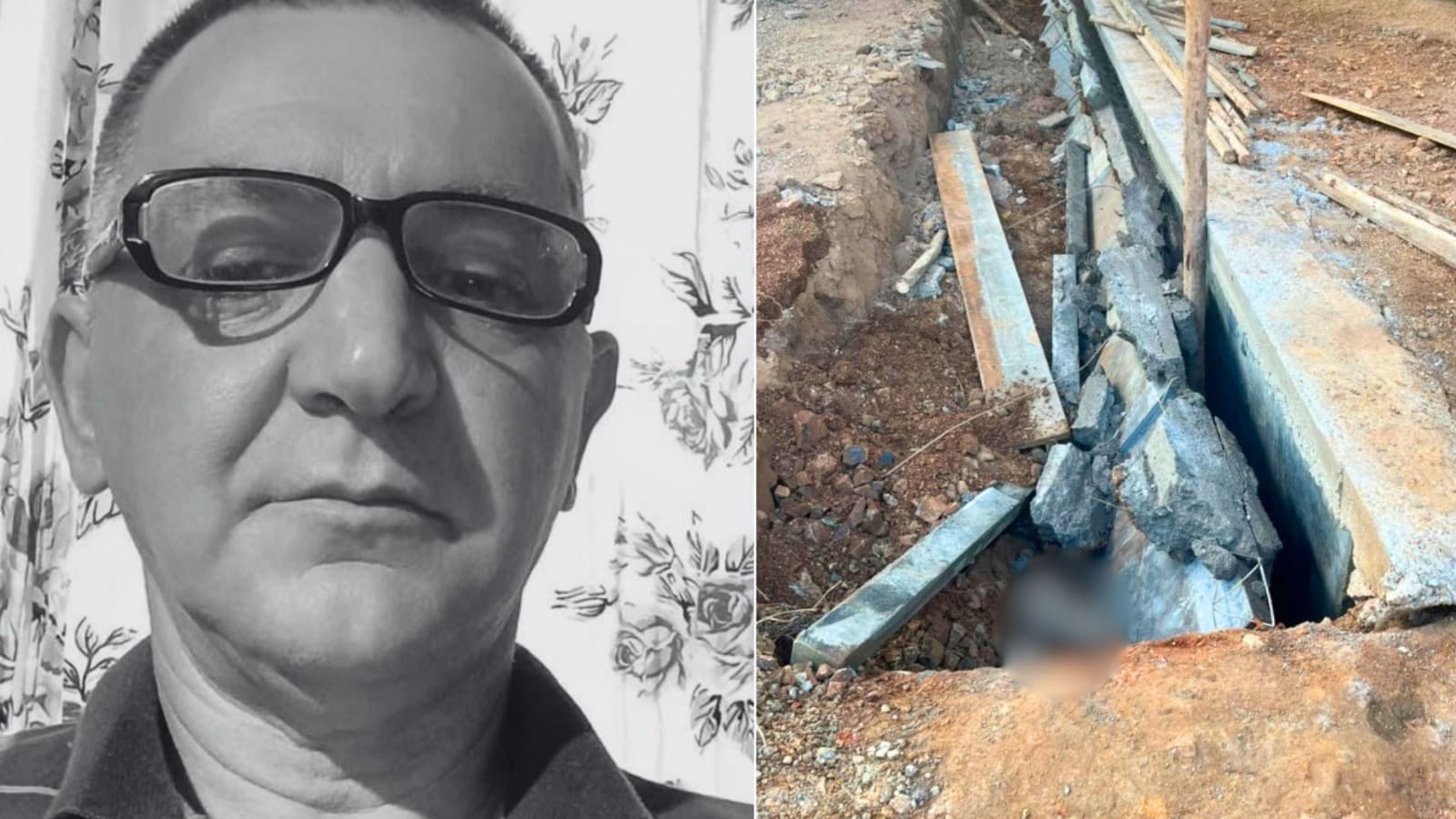 Parede de concreto desaba em galpão e mata ex-presidente dos Bombeiros Voluntários no Oeste de SC