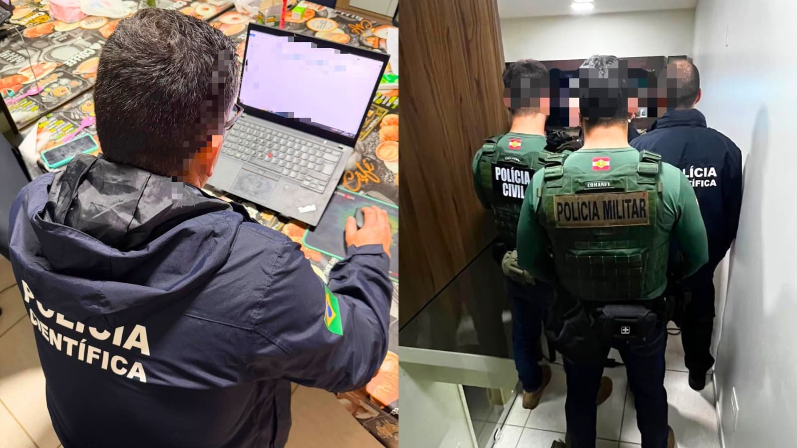 CyberGAECO caça rastros virtuais e apreende mídias de abuso sexual infantil no Sul de SC