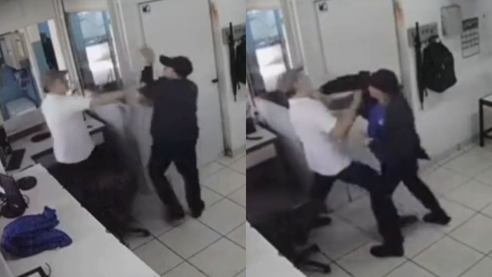 “Quebra pau no Samae”: câmeras flagram troca de socos e chutes em SC