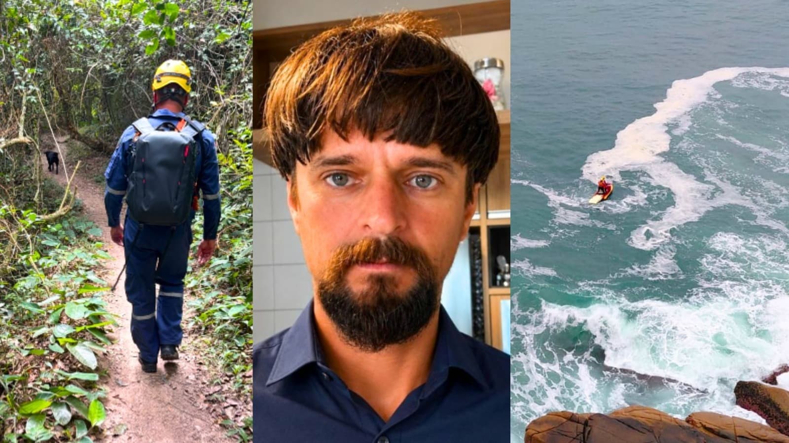 Buscas por pescador de 42 anos, desaparecido na Praia Brava, entram no 5º dia no Norte da Ilha