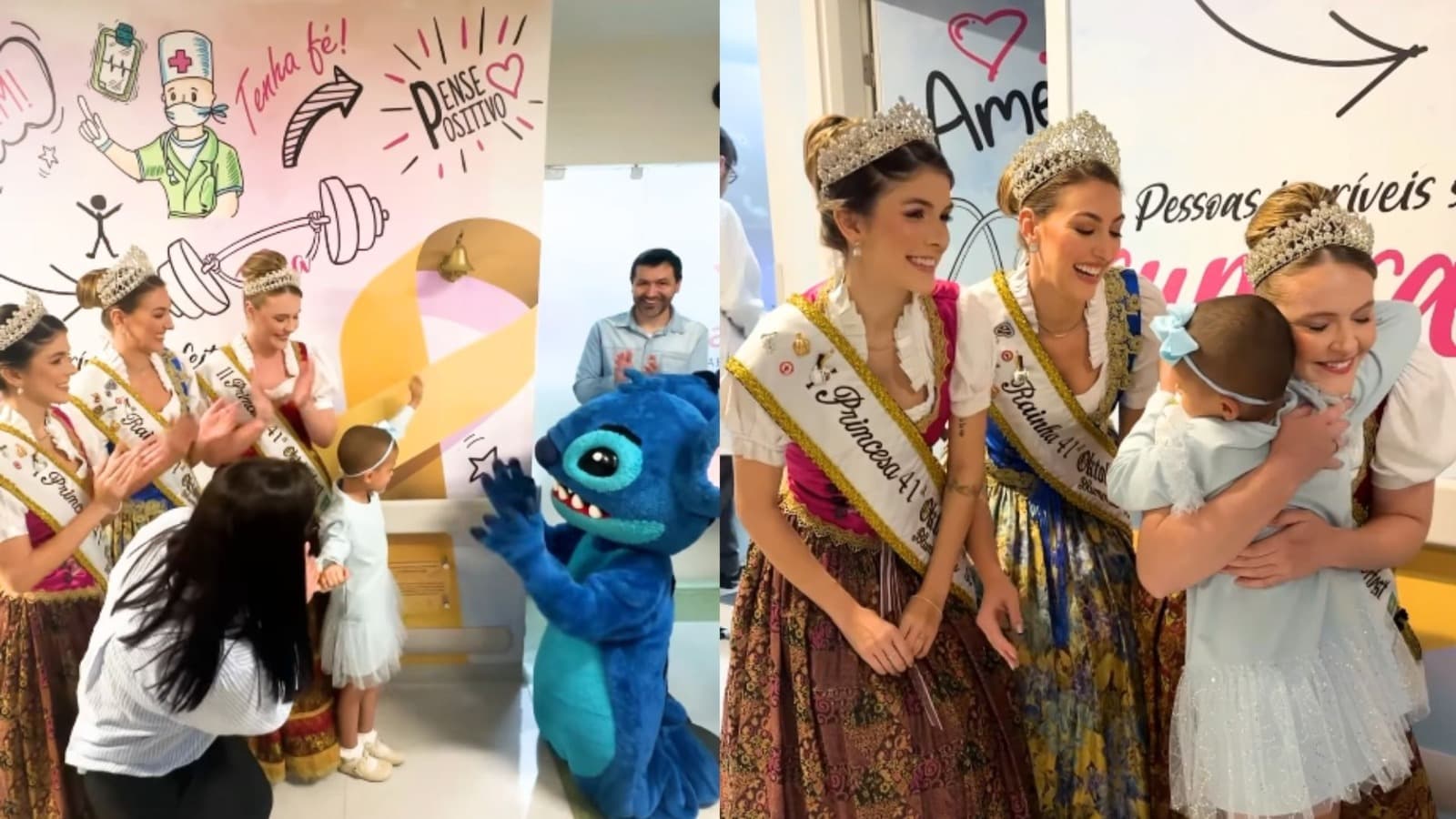Menina de 7 anos vence o câncer em Blumenau e une a cidade em torno da cura e do troco solidário da Oktoberfest