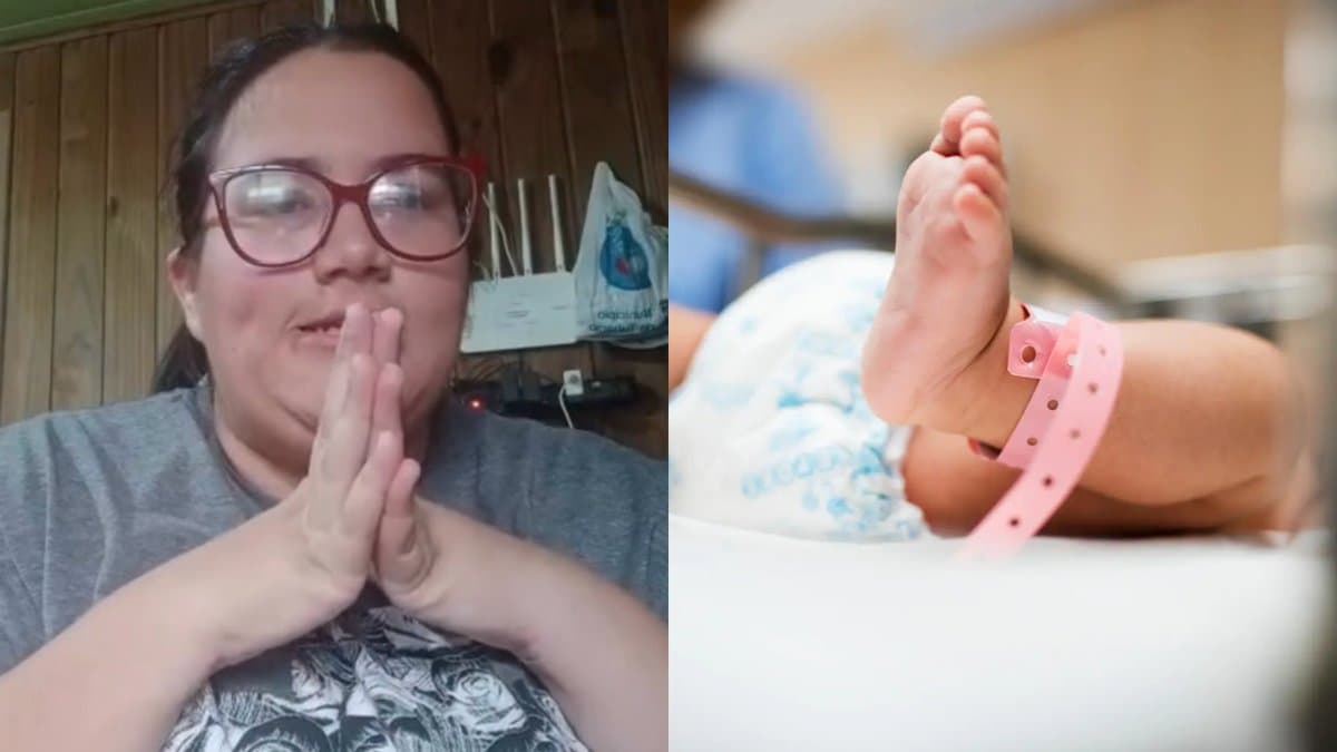 Bebê de 2 meses cai de maca, fratura o crânio e acaba na UTI em Tubarão: “mandaram passar gelo”