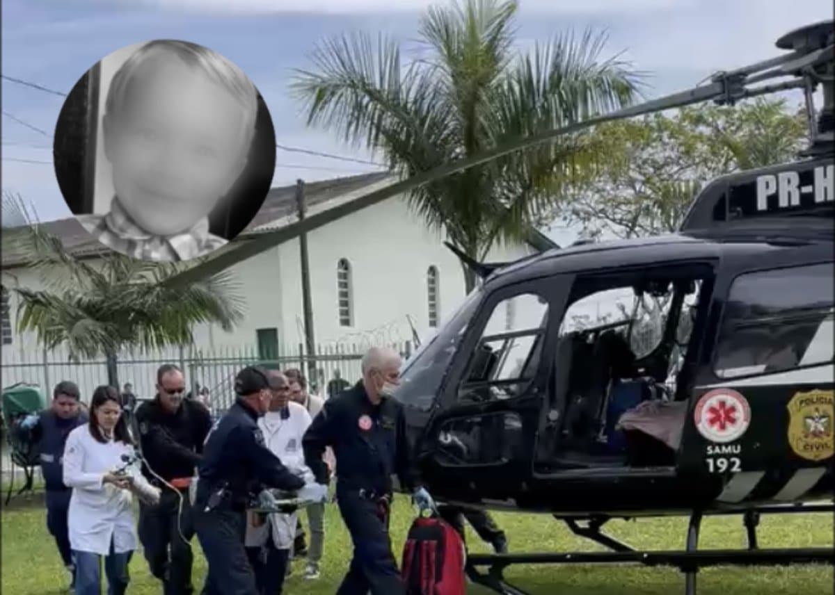 Criança de 2 anos passa mal na escola em Criciúma e morre no hospital: “parou de respirar”
