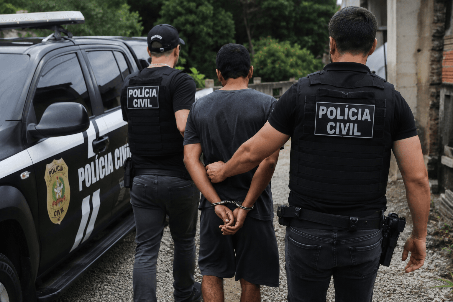 Foragido há mais de dois anos tenta escapar pela mata, mas é recapturado em Brusque