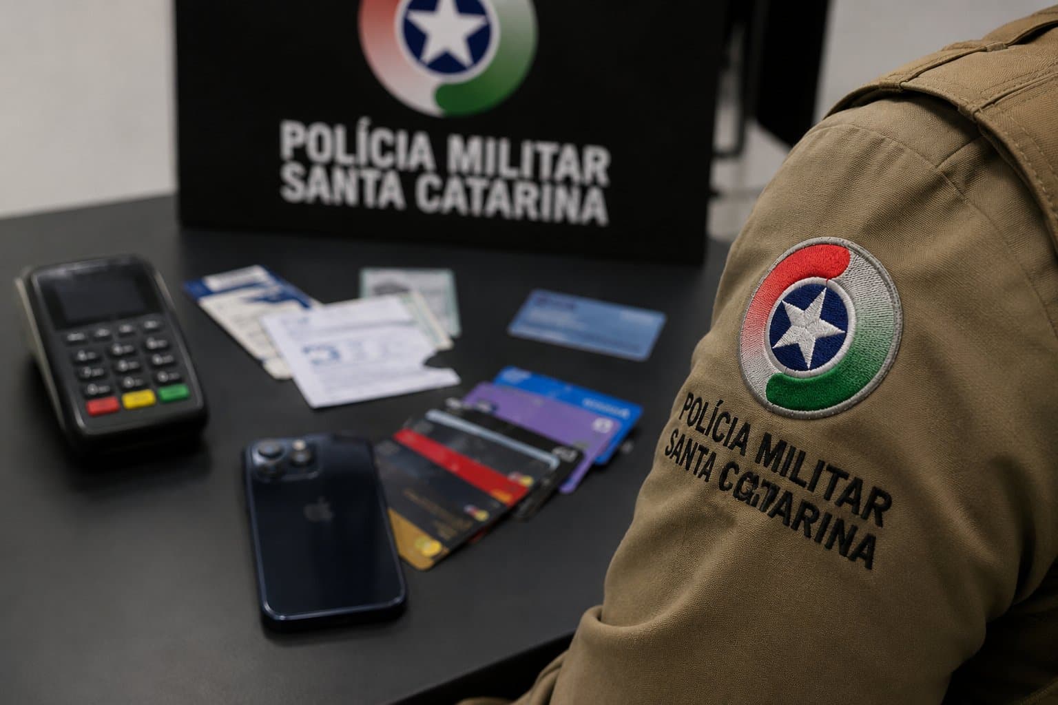 Homem é preso com 16 cartões bancários de terceiros em Tijucas