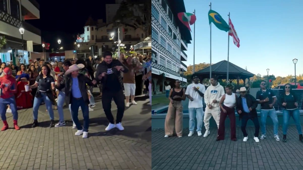 Grupo de dança se apresenta no 1º Festival Cultural Paraense de Blumenau