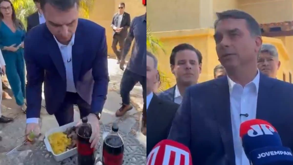 “Liberdade em jogo”: Flávio serve “picanha” à imprensa e detona operação de Moraes contra fonte de jornalista
