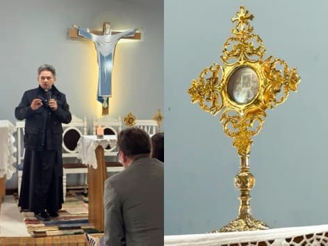 O “santo da internet” está em SC: relíquia percorre o Caminho do Louvor até sábado