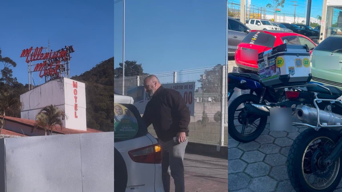 Motel, vereador e comissionada: vídeos viralizam em Florianópolis em plena campanha eleitoral