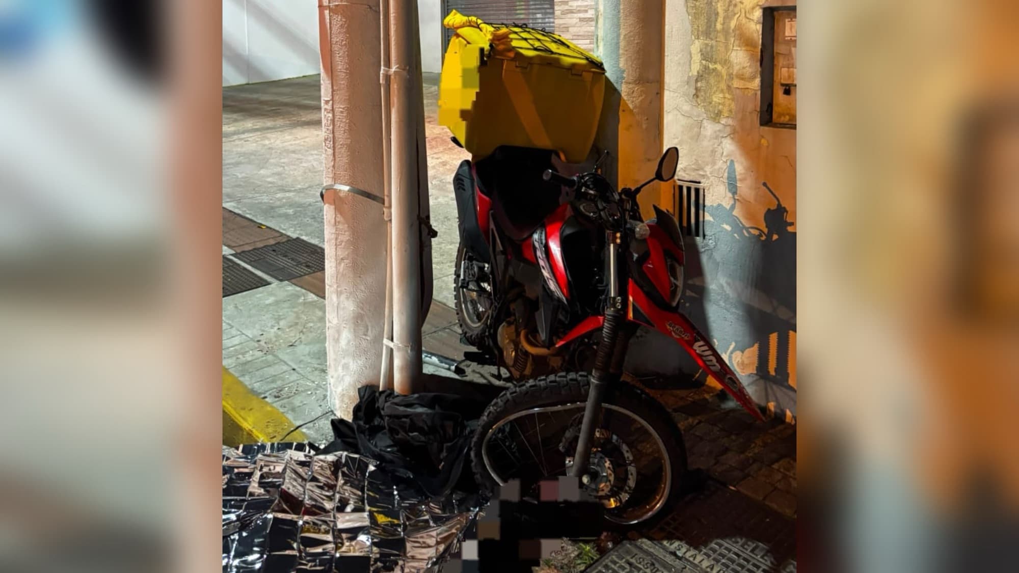 Motociclista de 25 anos morre após acidente contra poste em Camboriú