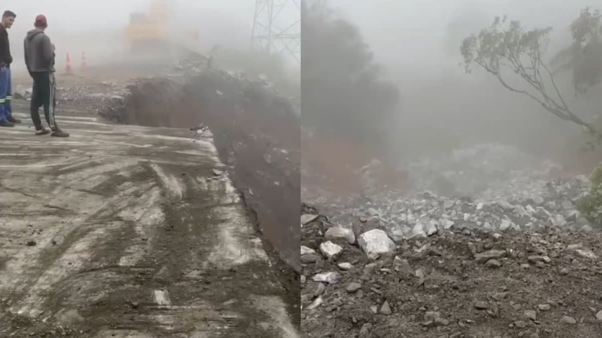 Serra Dona Francisca entra em alerta máximo após chuva forte e risco de deslizamento preocupa em SC