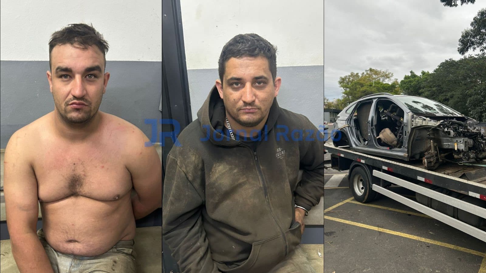 Desmanche na região de Criciúma tinha Nivus alugado, peças de Golf e motor de Audi Q3