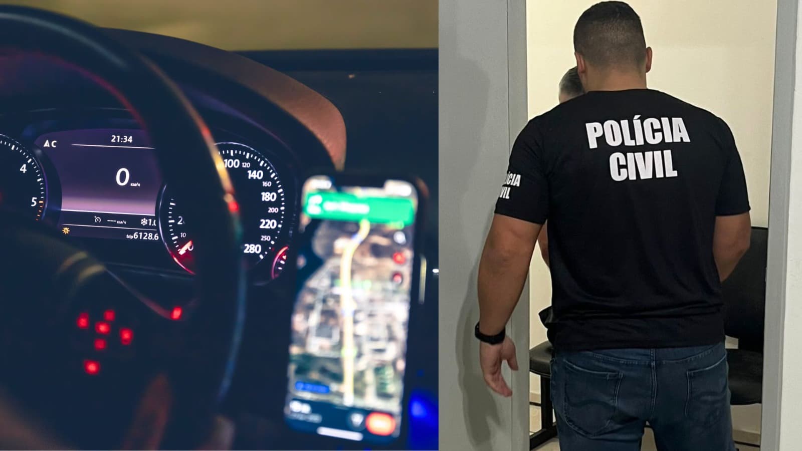 Motorista de App retorna à casa de vítima após corrida e é preso por estupro de vulnerável em SC