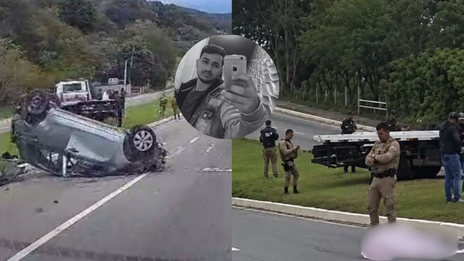 “Nosso amigo se foi”: jovem morre ejetado após carro “saltar” em SC e família mobiliza vaquinha para levar corpo a SP