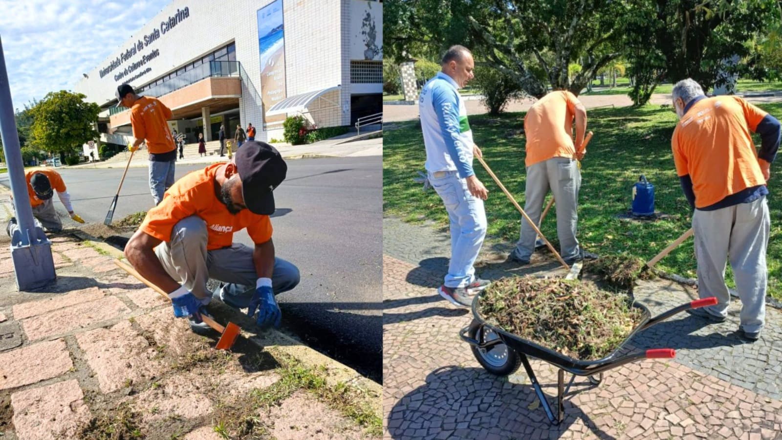 Do chão frio ao futuro digno, pessoas que já viveram na rua assumem cuidado com a UFSC em Florianópolis
