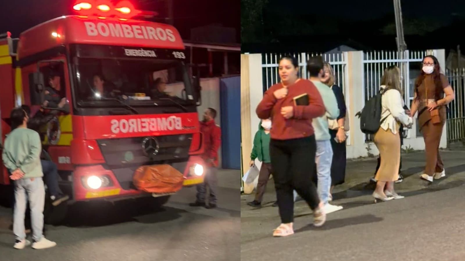 Vazamento de amônia manda 5 ao pronto-socorro e faz 300 fiéis fugirem “sem ar” de culto em Penha