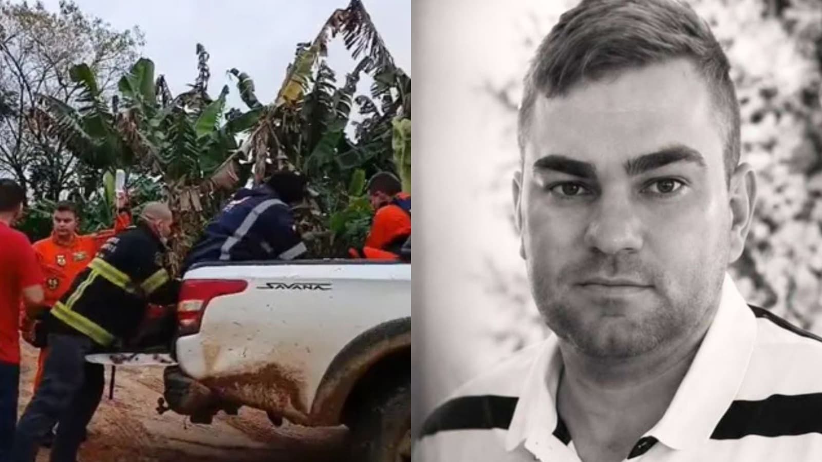 Trabalhador intubado em bananal após ser atingido por árvore morre em SC; esposa anuncia doação de órgãos