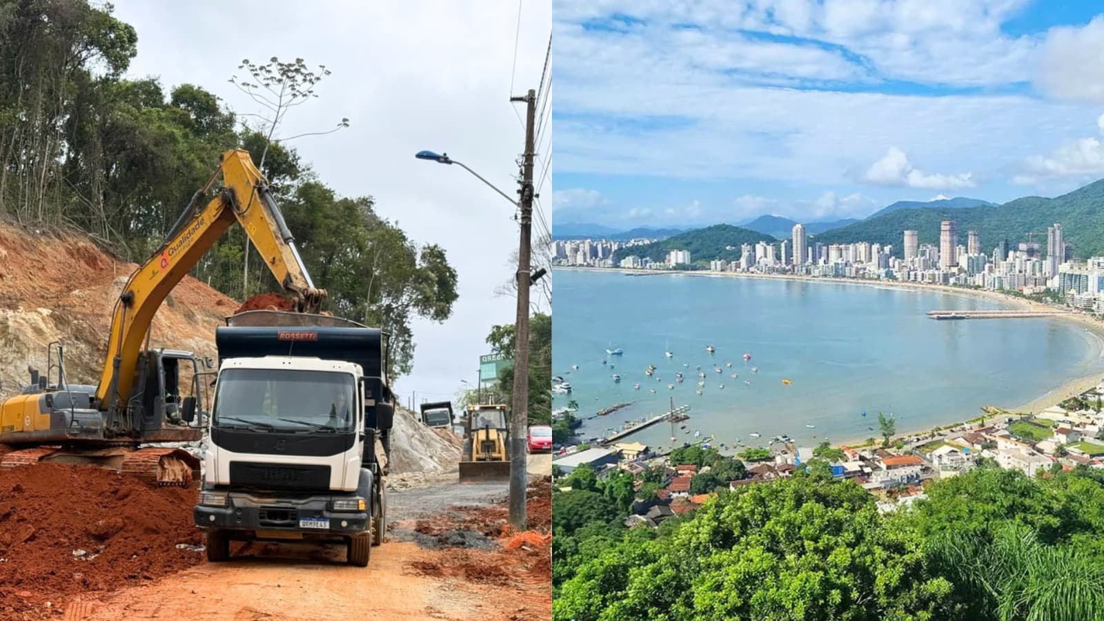Detonação de rochas e pista fechada: o “caos” no trânsito que vai impactar o dia no Morro do Encano, em Itapema