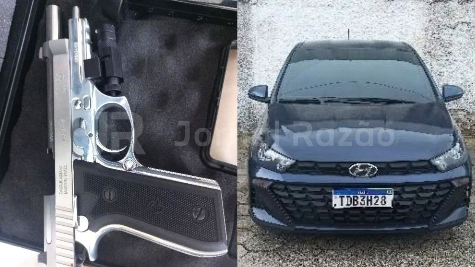 Vítima mantida sob mira de pistola em HB20 aciona a PM e inteligência do BOPE prende criminoso em Palhoça