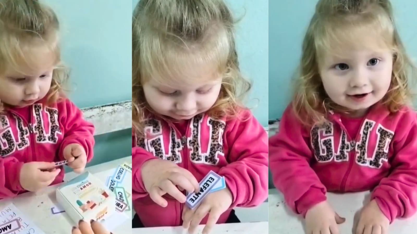 “Dinossauro”: menina de 1 ano e 10 meses de SC lê “de cabo a rabo” e deixa educadoras sem palavras