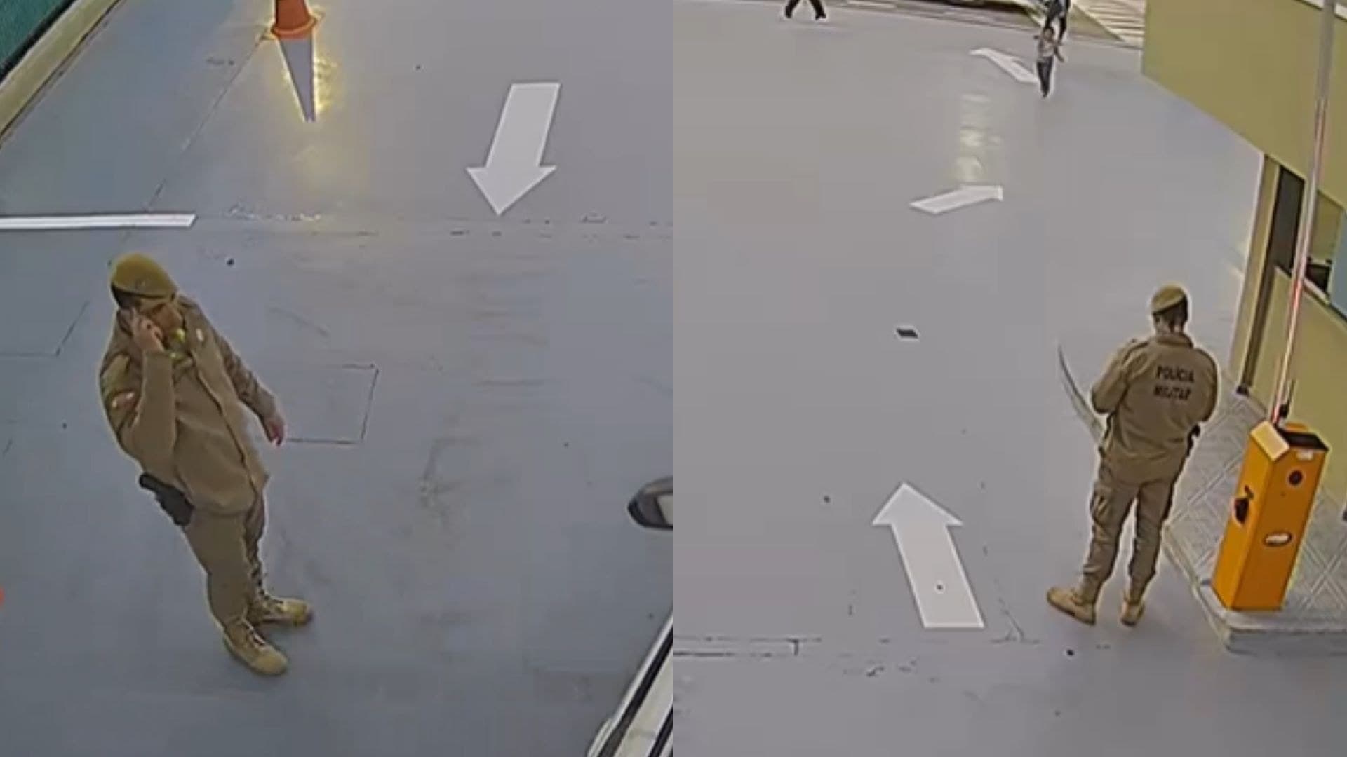 URGENTE: Cabo da PMSC é surpreendido e atacado por dupla em Florianópolis; VEJA VÍDEO