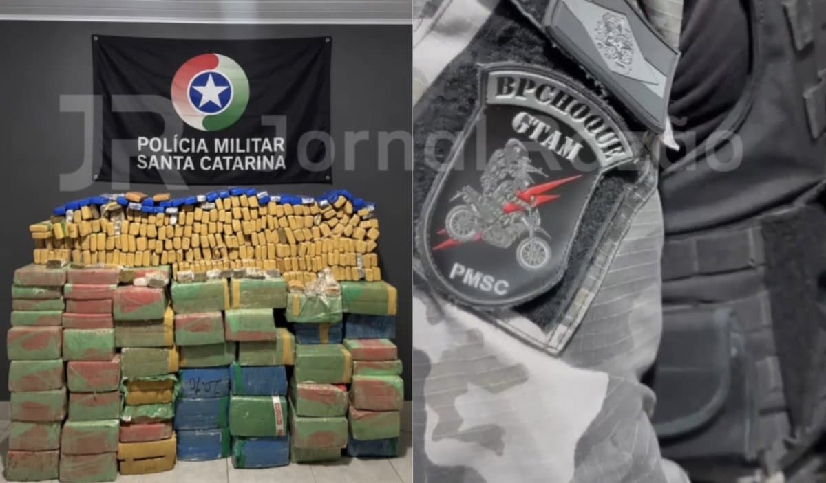 Choque da PMSC quebra recordes e chega a 5.2 toneladas de drogas apreendidas em apenas 7 dias