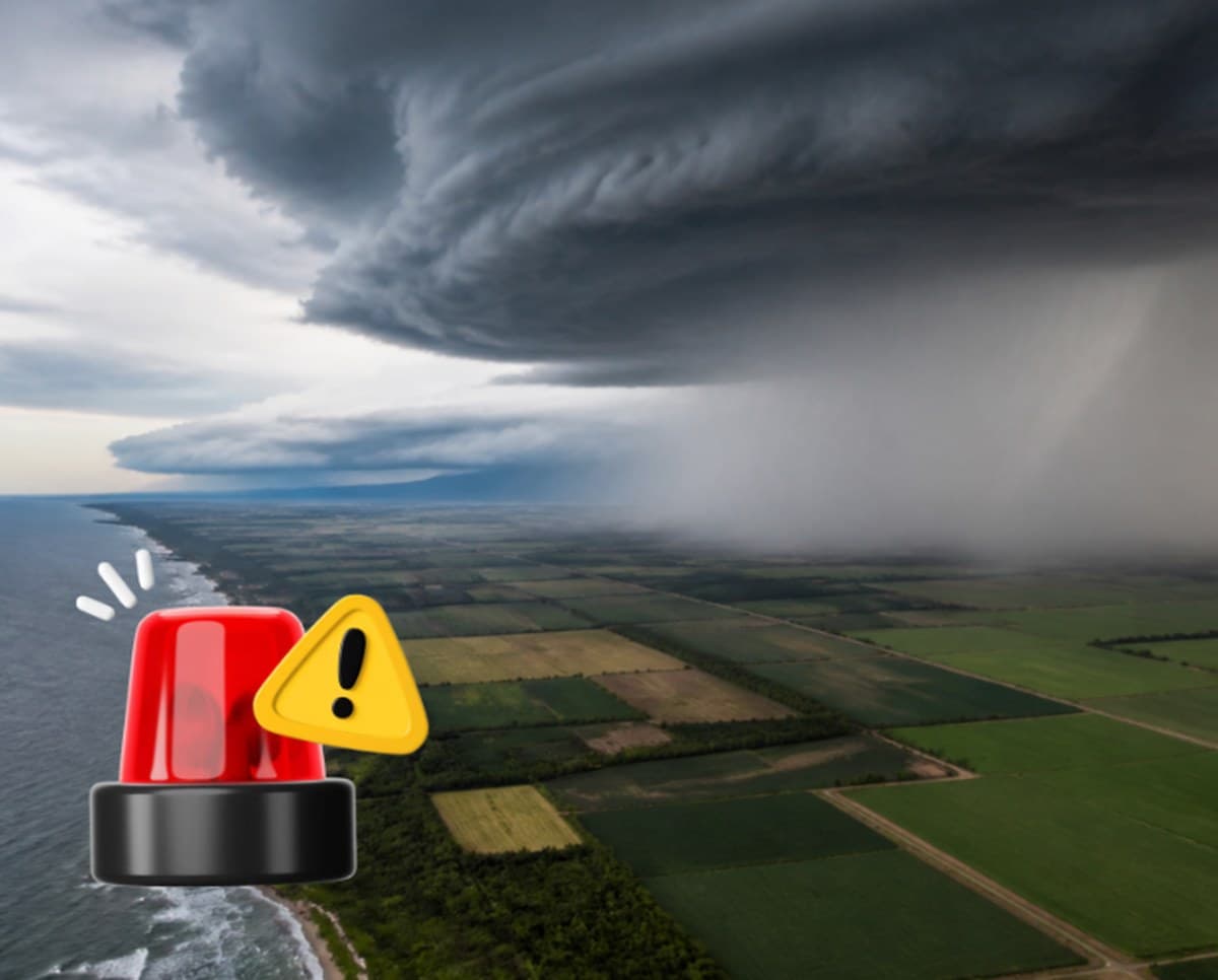 Ciclone extratropical coloca Santa Catarina em alerta vermelho com vento acima de 100 km/h