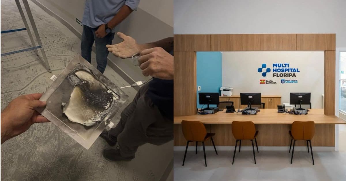 Princípio de incêndio provoca evacuação de hospital em Florianópolis