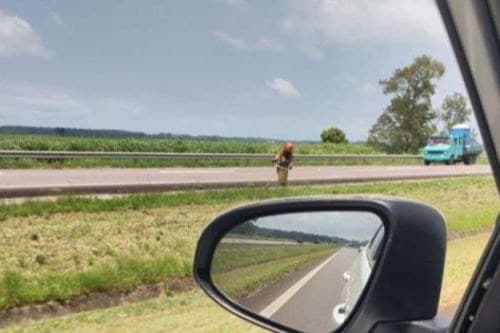 Pedra quebra vidro e atinge motorista na BR-101, e MPF leva caso à Justiça em SC