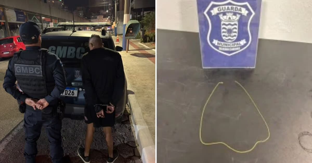 Filho contém suspeito após mãe de 81 anos ser agredida e roubada em Balneário Camboriú