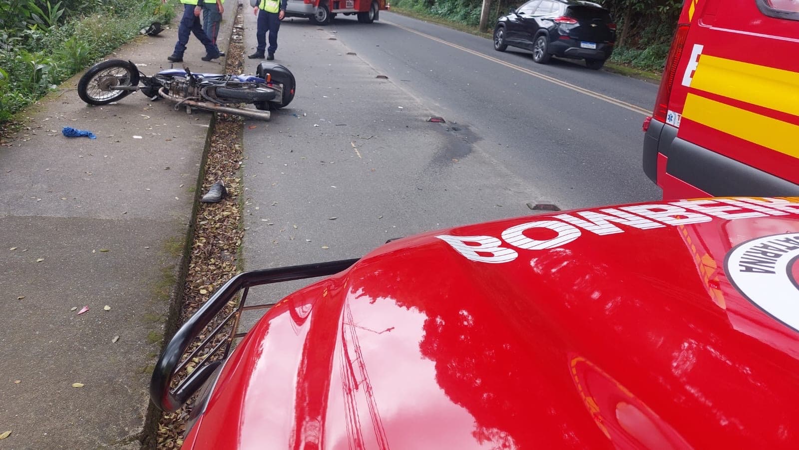 Motociclista de 63 anos morre em colisão com carro em Blumenau