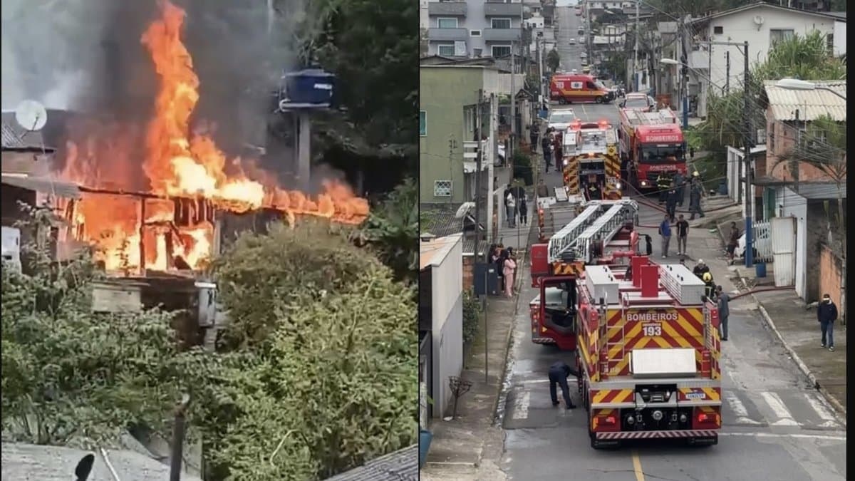 Ciúme vira incêndio: homem queima a casa do novo namorado da ex em Camboriú