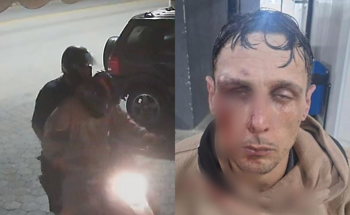 Ladrão deixa arma falsa cair e ganha ‘massagem’ da vítima em Gaspar: ‘todo quebrado’
