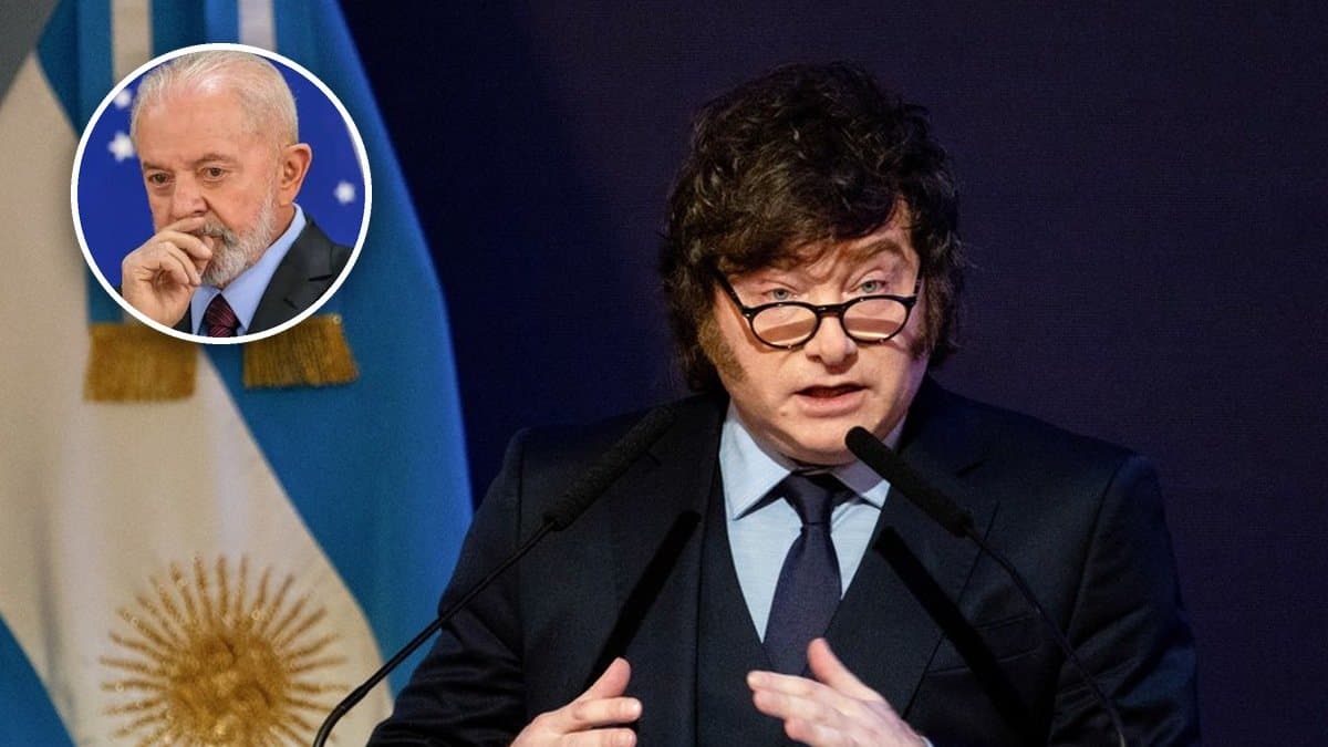 Presidente da Argentina, país vizinho do Brasil, Javier Milei ainda não reconheceu a vitória de Lula