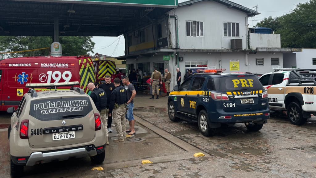 Frentista é morto durante roubo a posto de gasolina em SC