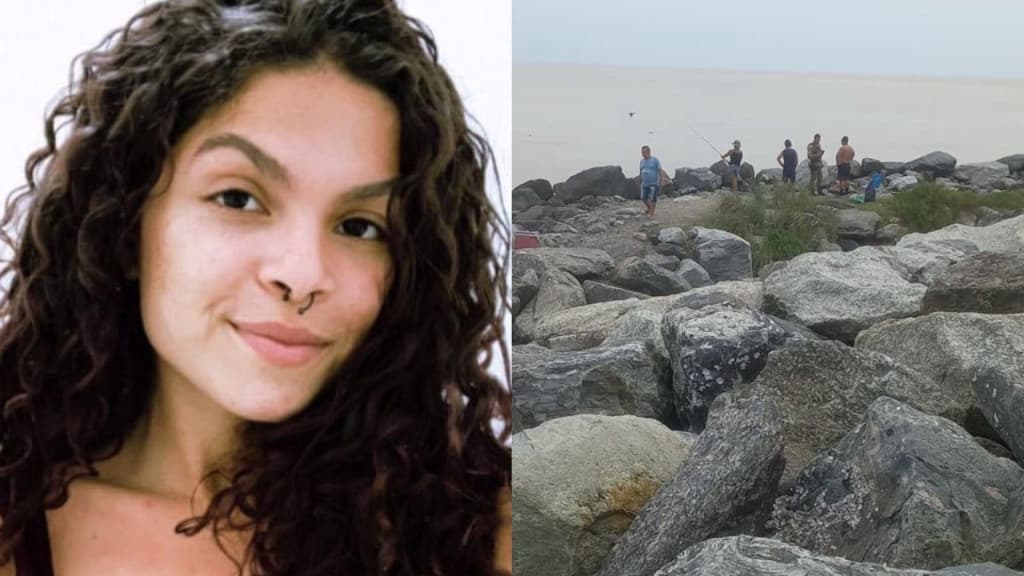 Bombeiros fazem buscas por jovem que desapareceu no mar, em Navegantes