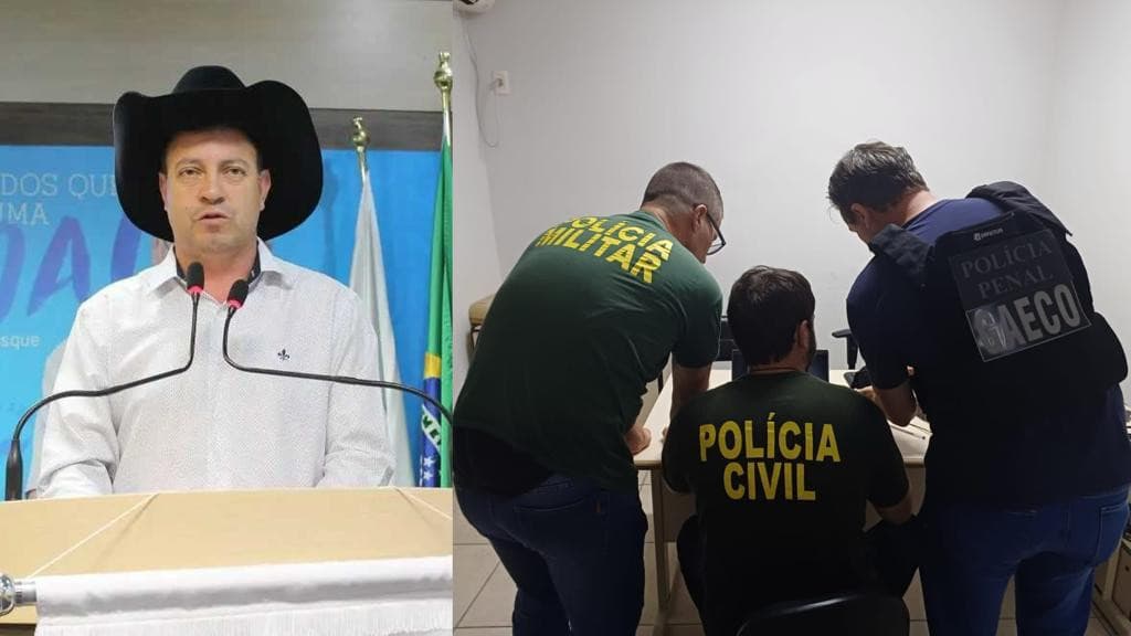 Vereador foi preso no momento em que recebia dinheiro de rachadinha
