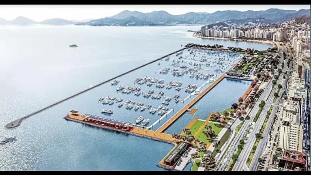 Marina na Beira Mar Norte de Florianópolis avança com sinal verde do IMA
