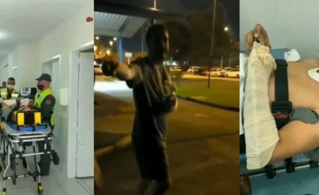 Homem cai de telhado com altura de 15 metros e sobrevive em Porto Belo