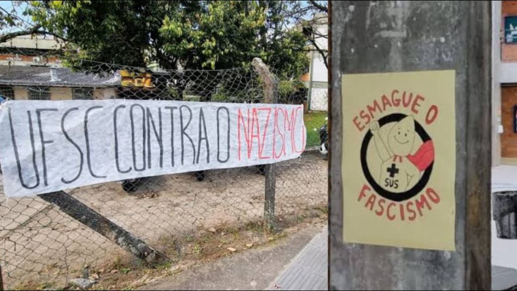 Estudante da UFSC inventou “ameaças nazistas” e fez pichações com suásticas