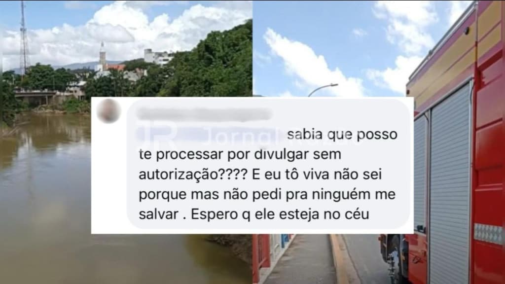 “Não pedi para ninguém me salvar”: homem morre após tentar resgatar mulher que se jogou em rio