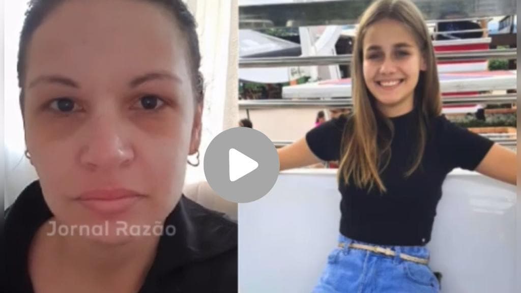 “Volta pra casa, meu amor”: mãe faz apelo após menina de 12 anos desaparecer