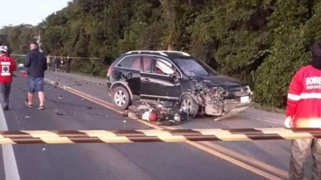 Casal morre em grave acidente na BR-280, em SC