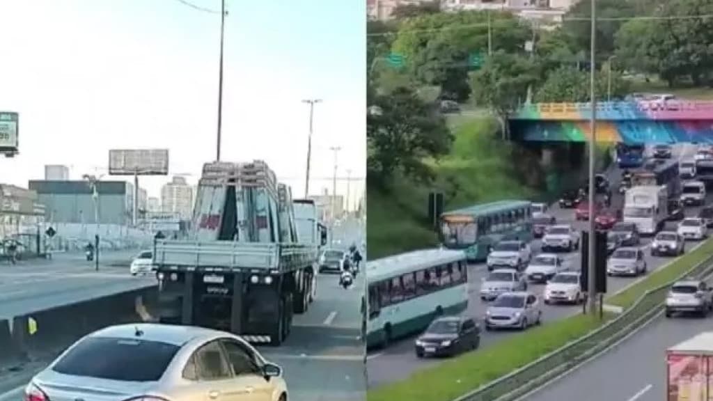 BR-101, em SC, enfrenta série de congestionamentos nesta manhã de terça-feira (15)